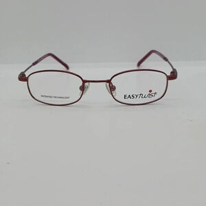 NWT KIDS EASY TWIST EYEGLASS FRAMES 791 BURGUNDY